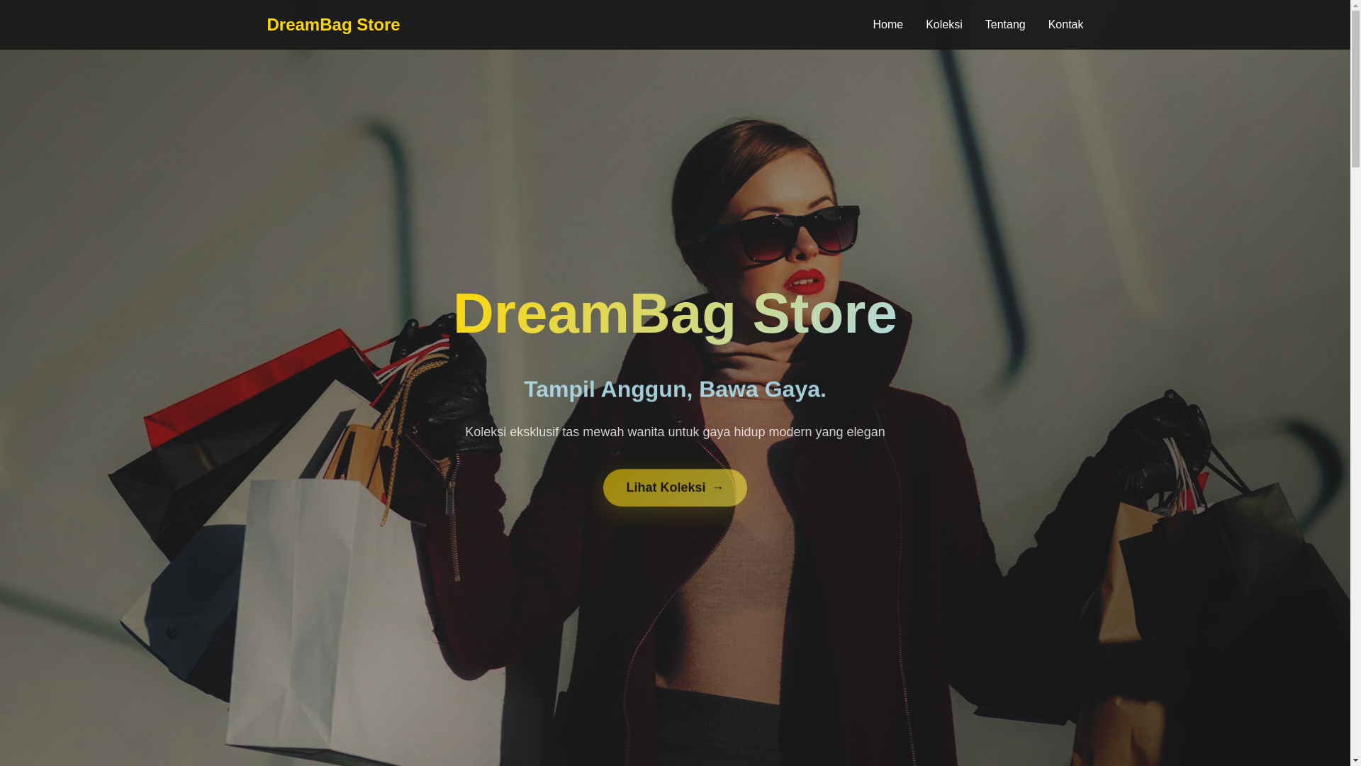 website screenshot of https://dreambag-store.pages.dev/