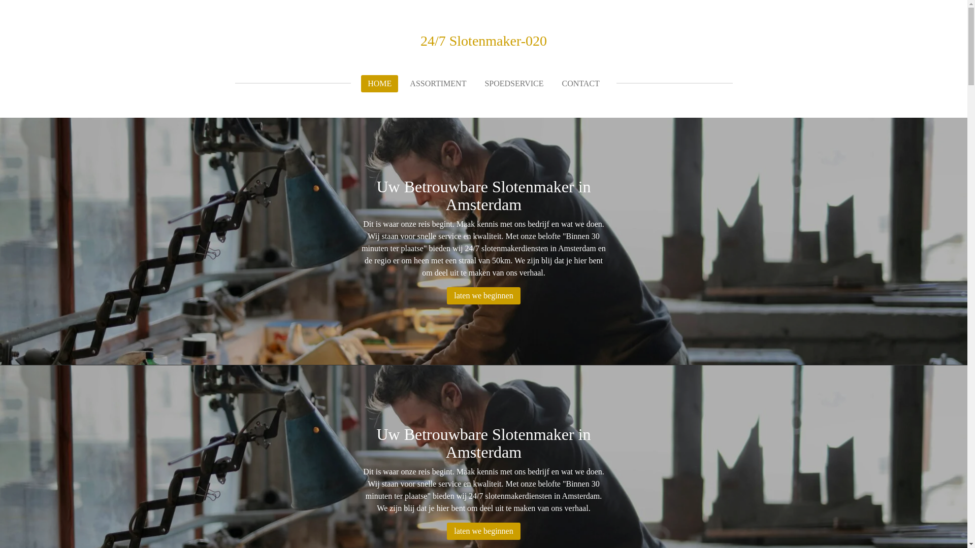 website screenshot of https://247slotenmaker020.nl/