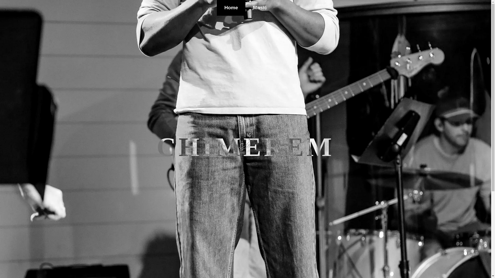 website screenshot of https://chimeremmusic.com/