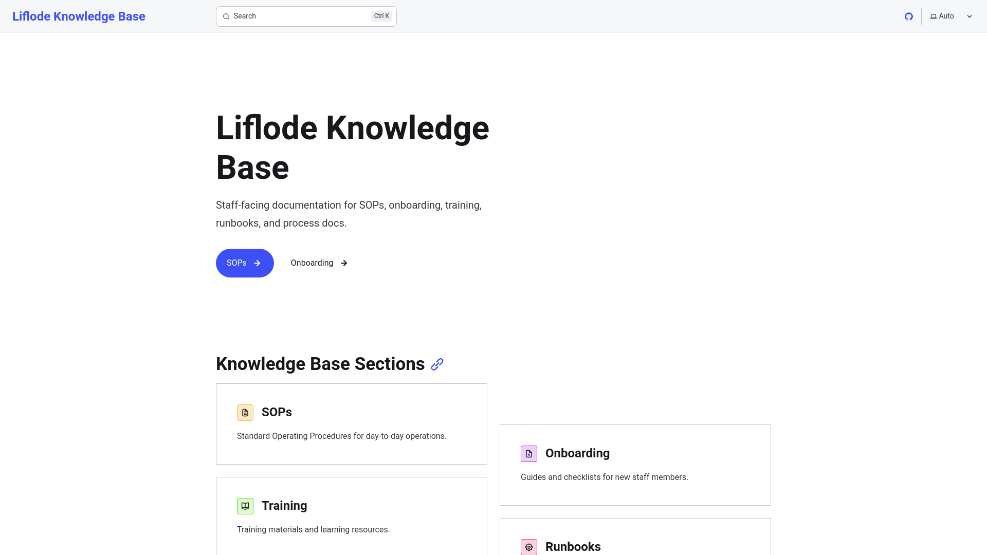 website screenshot of https://liflode-docs-site.pages.dev/