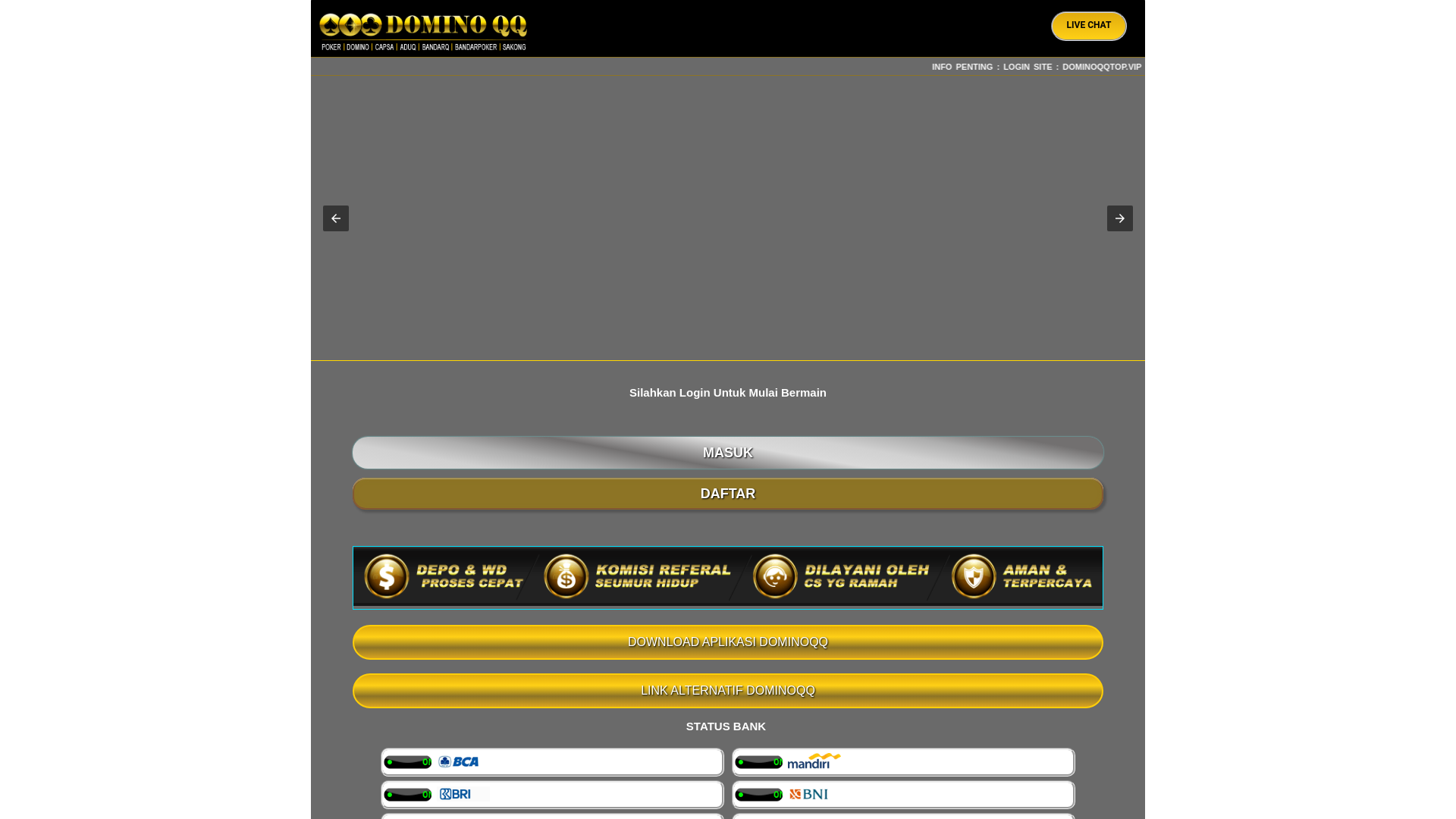 website screenshot of https://gocekansuper.pages.dev/