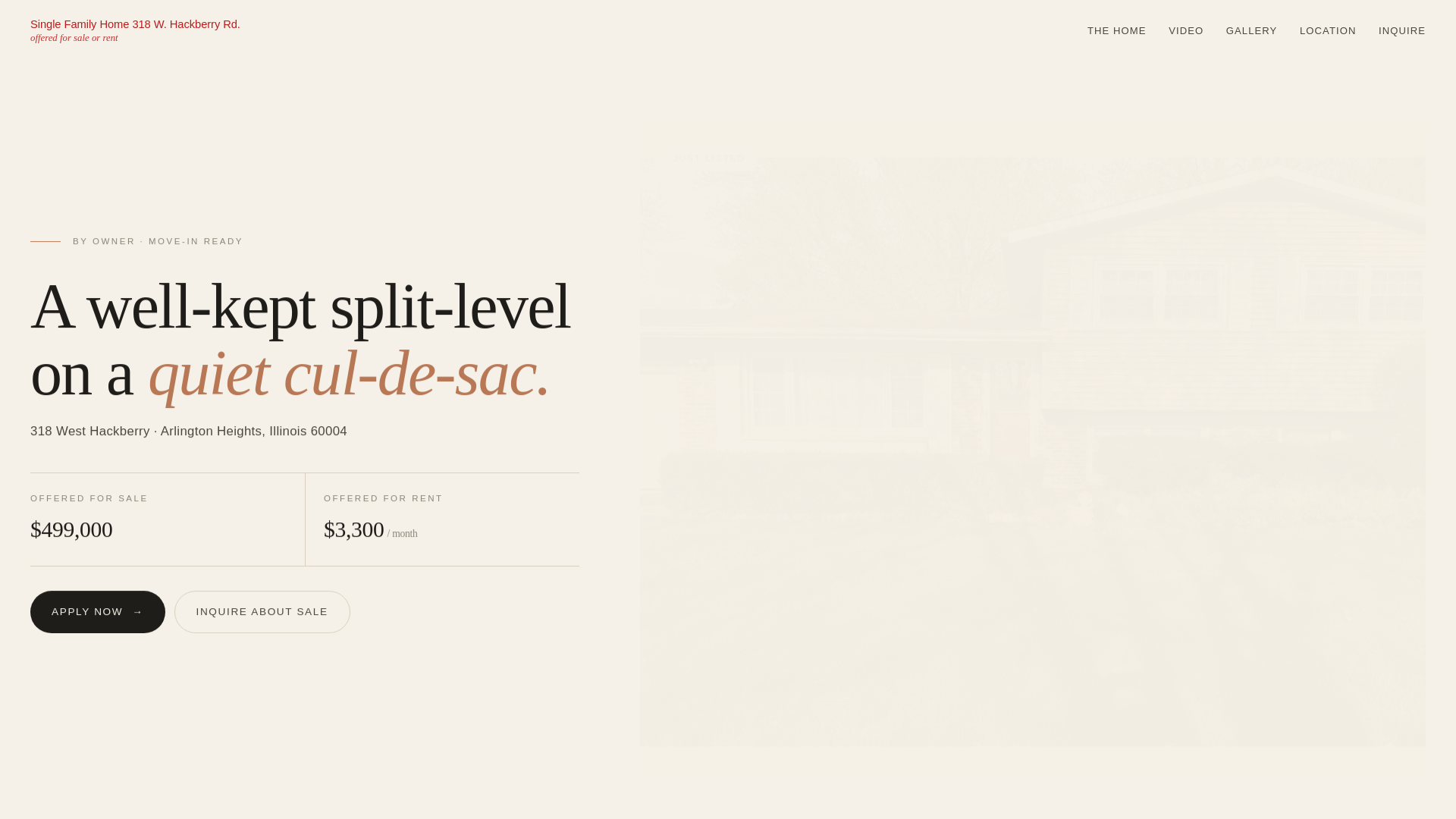 website screenshot of https://318westhackberry.com/