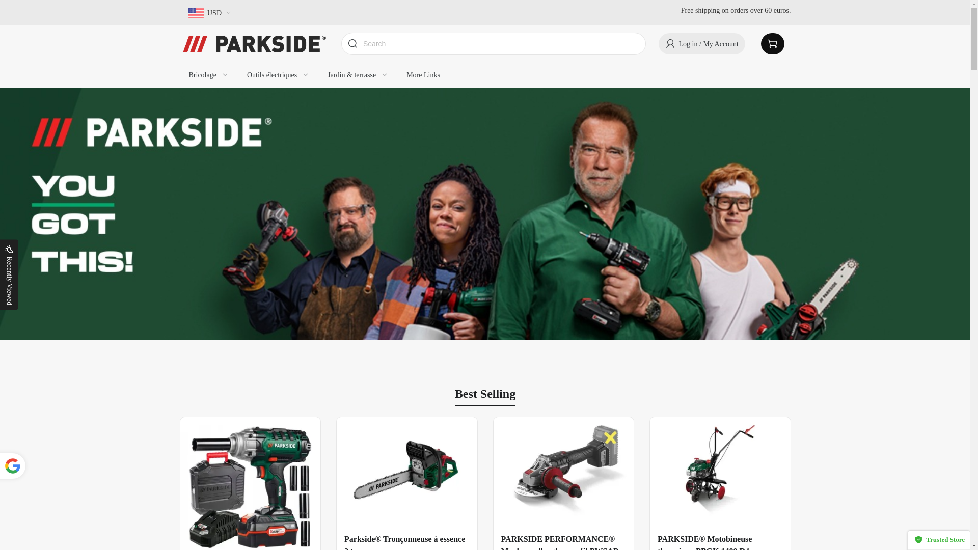 website screenshot of https://parkeutekn.com/