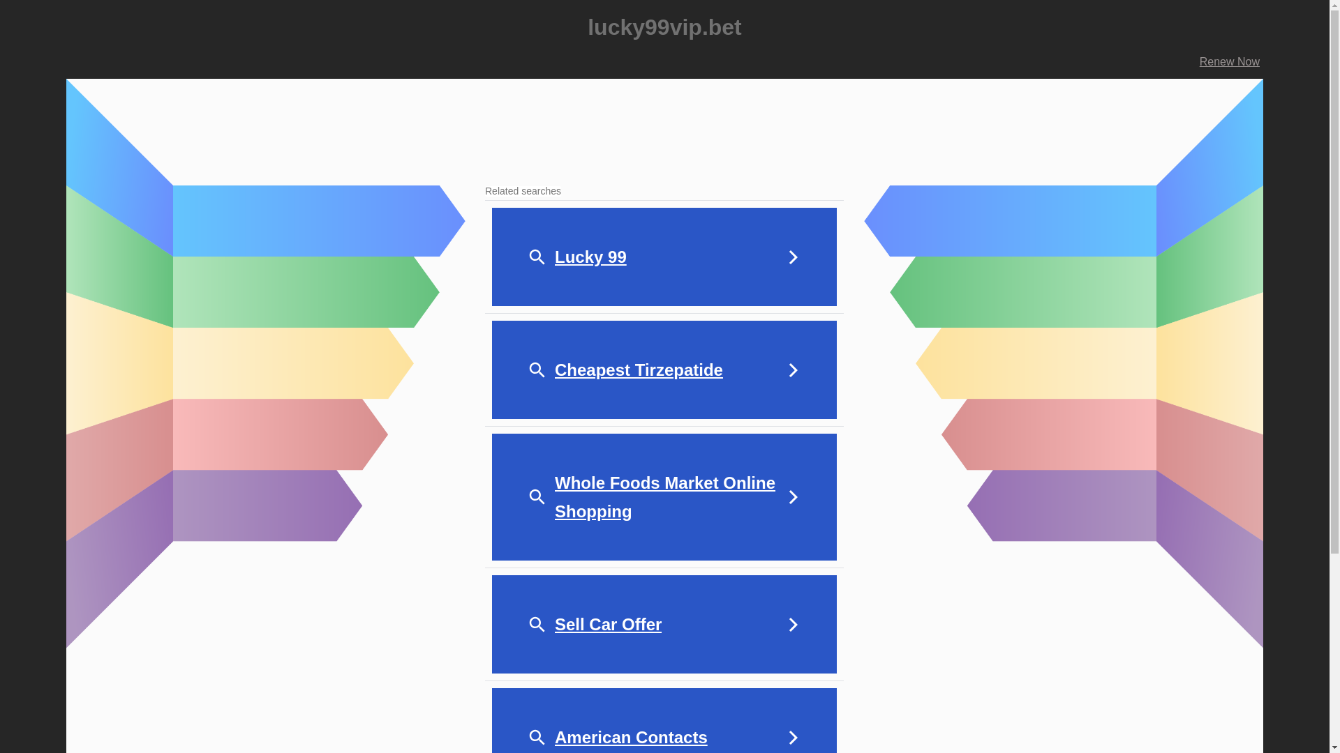 website screenshot of https://lucky99vip.bet/