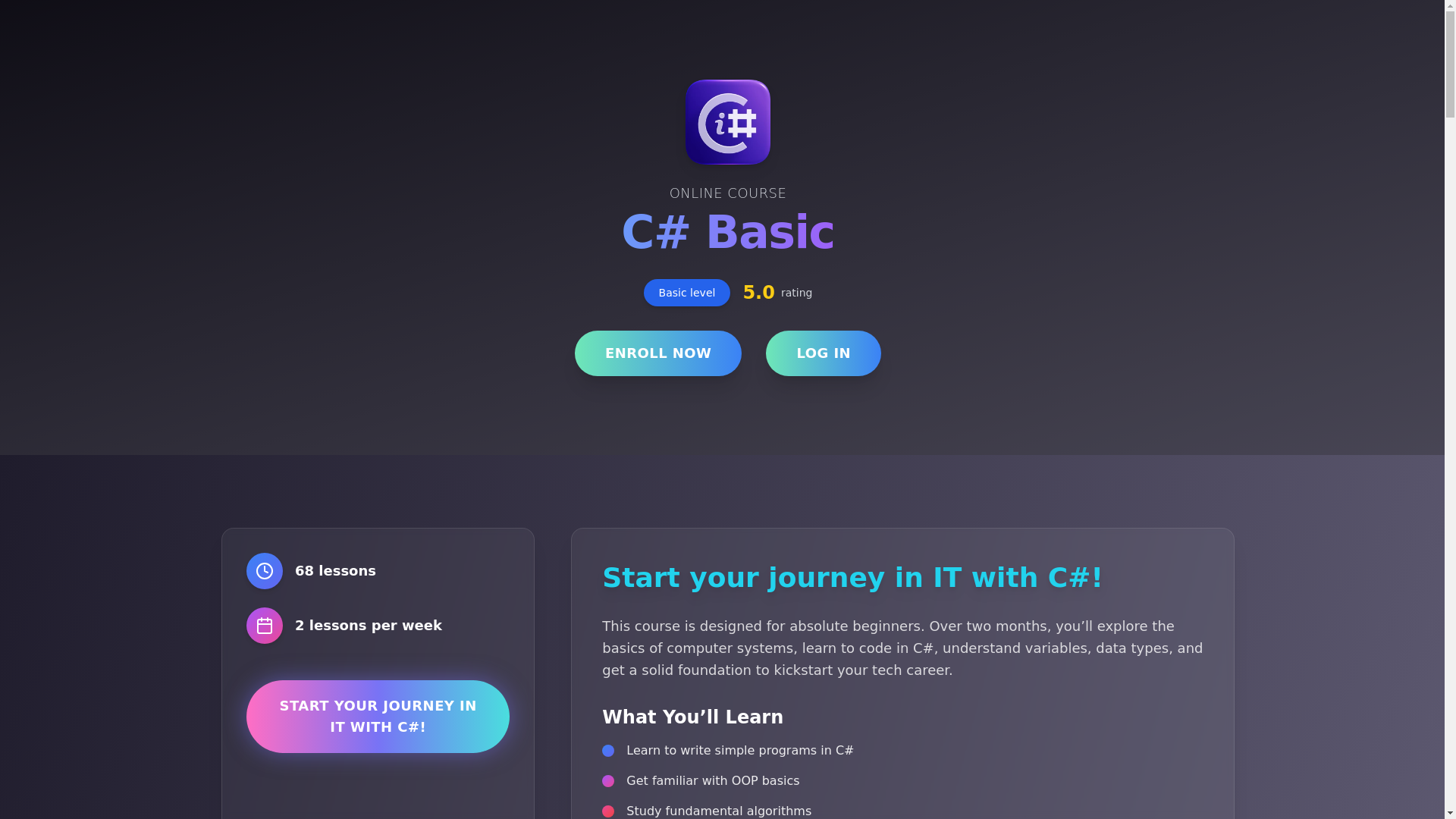 website screenshot of https://sharpcourses.com/