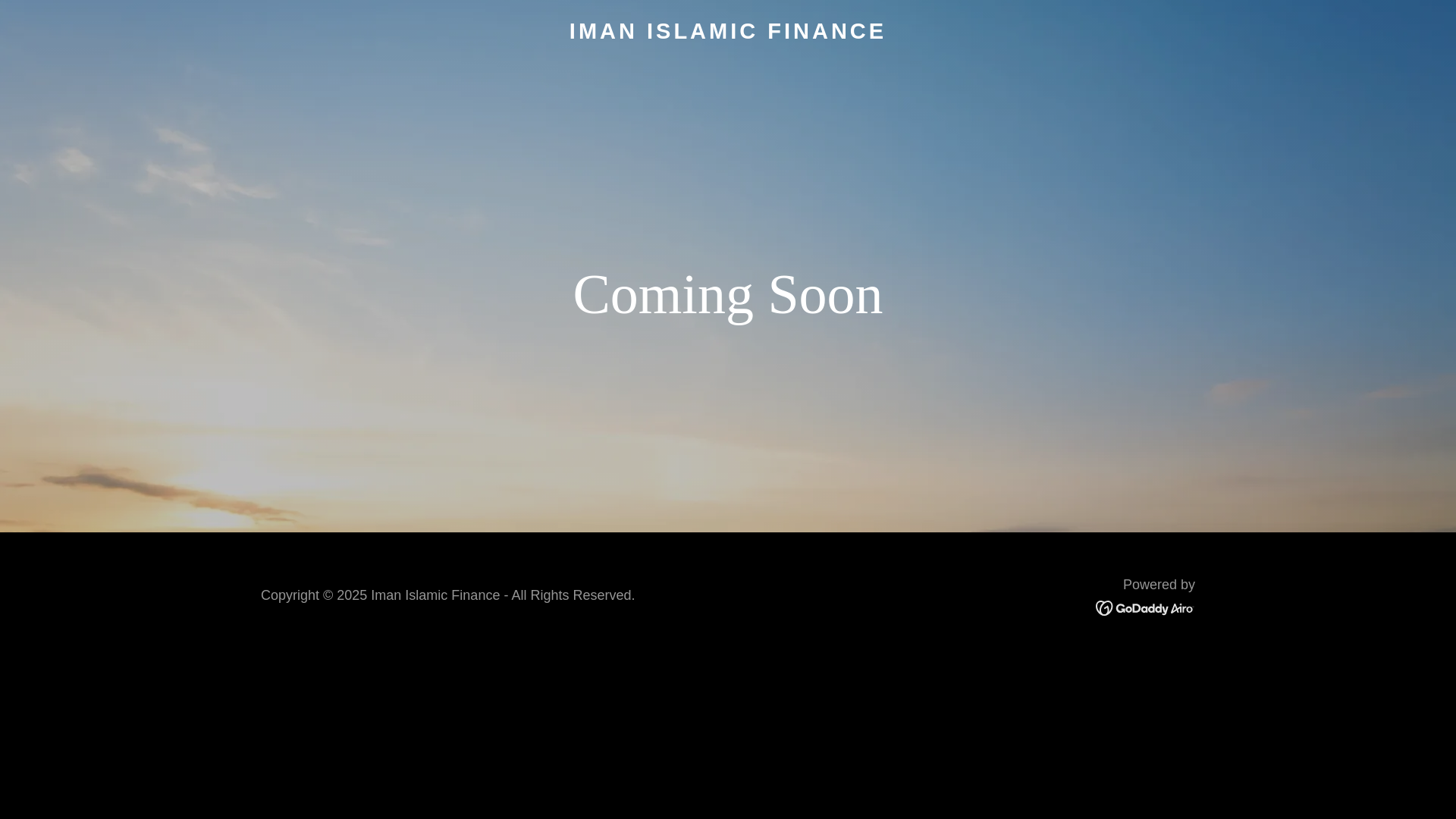 website screenshot of https://imanislamicfinance.com.au/
