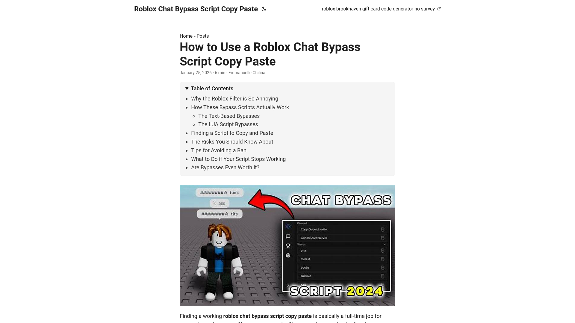 website screenshot of https://roblox-chat-bypass-script-copy-paste.pages.dev/