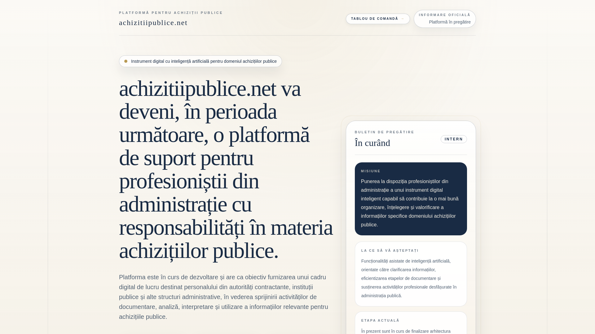 website screenshot of https://achizitiipublice.net/