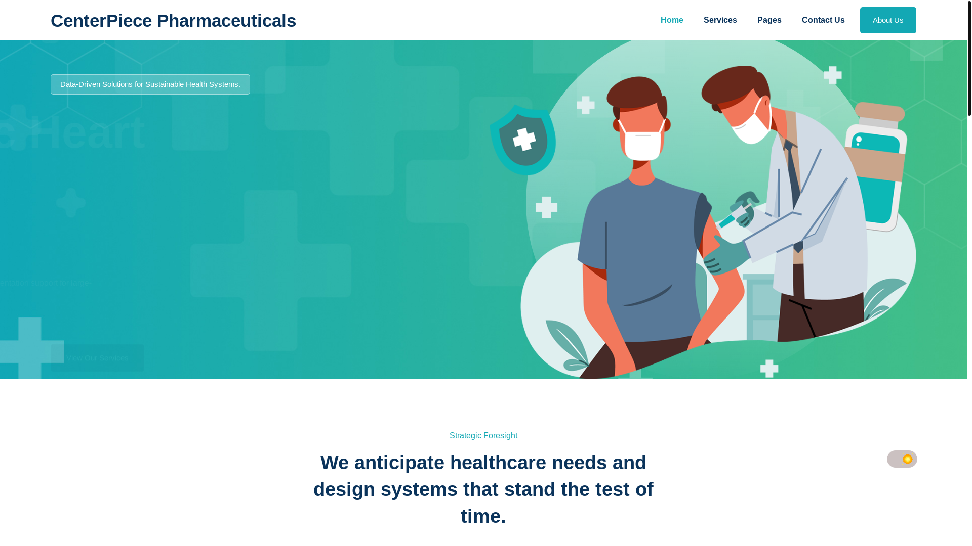 website screenshot of https://centrepiecepharmaceuticals.ng/