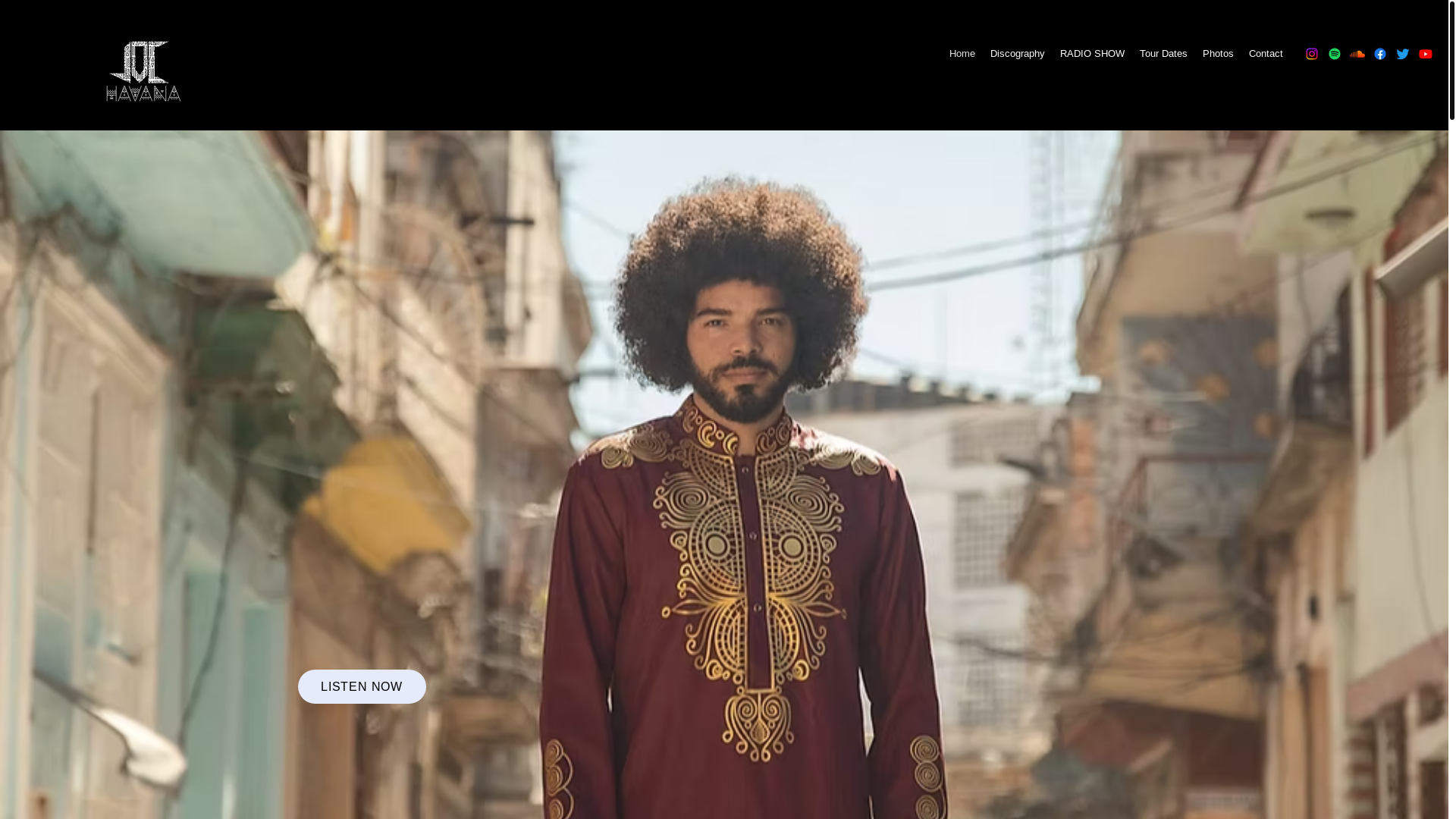 website screenshot of https://jochavana.com/