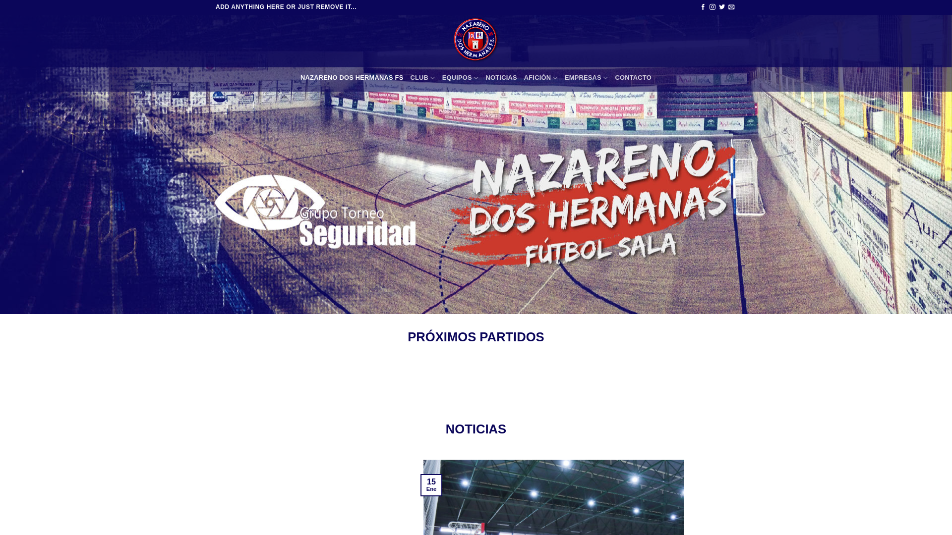 website screenshot of https://nazarenodoshermanasfs.es