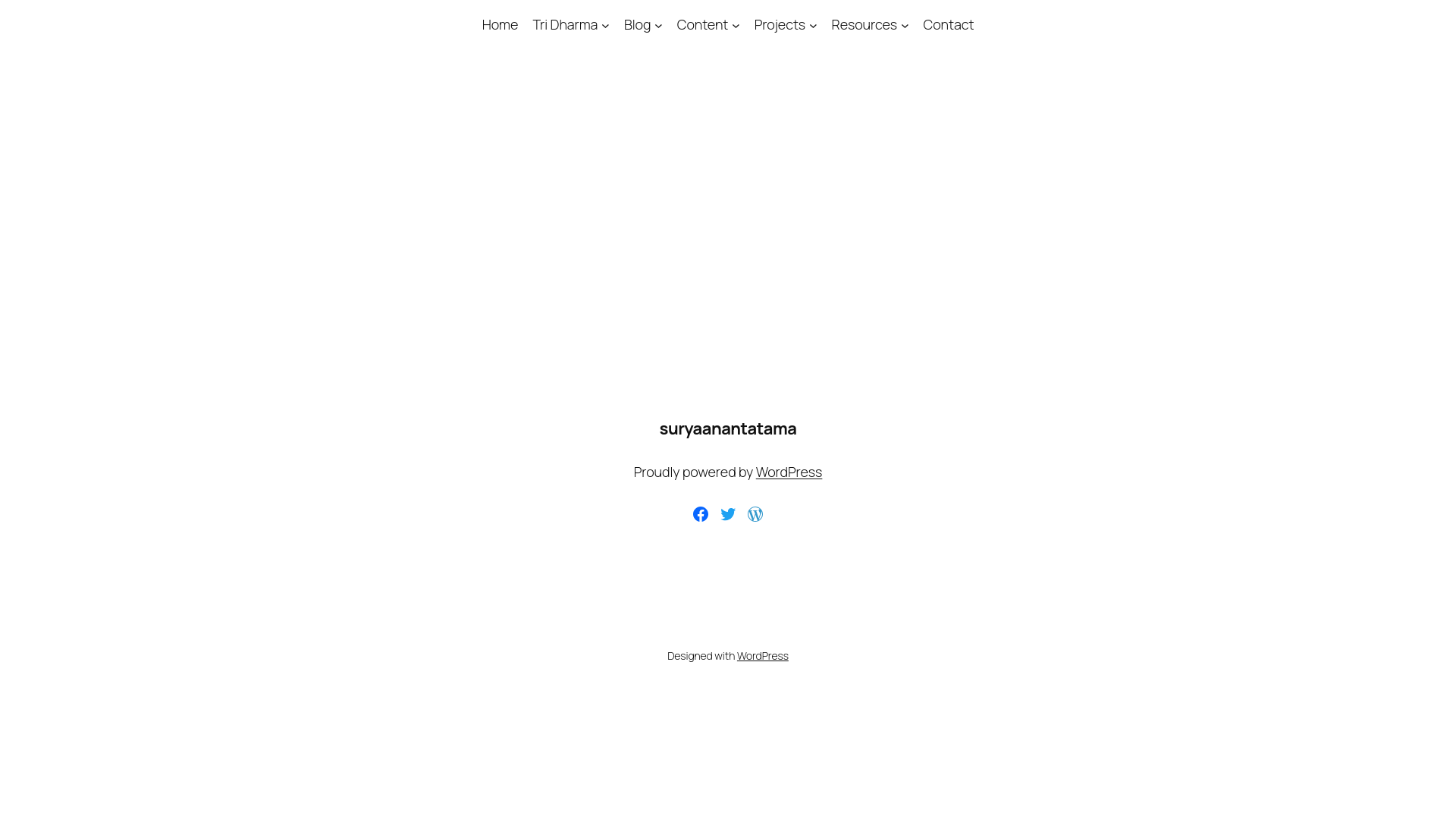 website screenshot of https://suryaanantatama.me