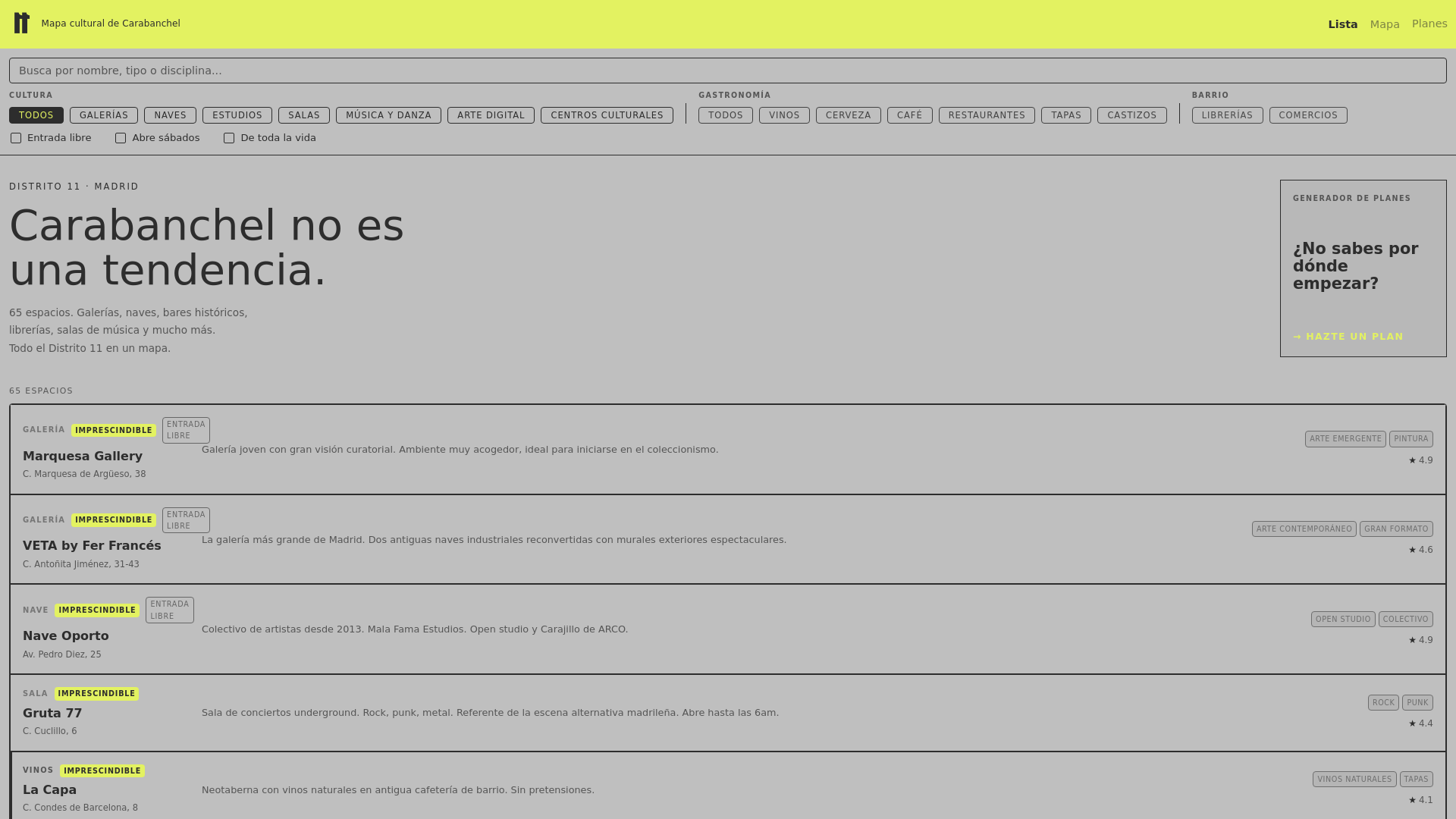 website screenshot of https://nave11.app/