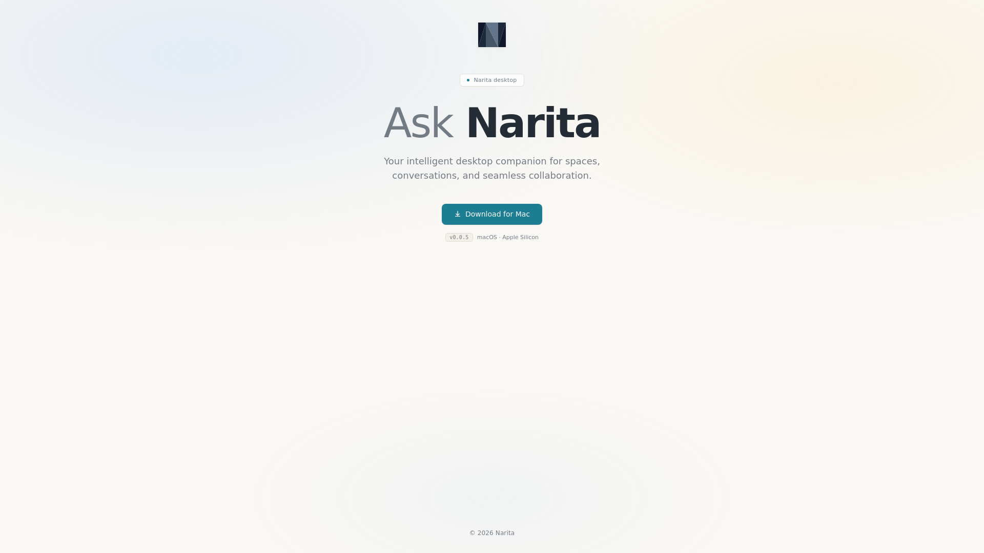 website screenshot of https://asknarita.com/
