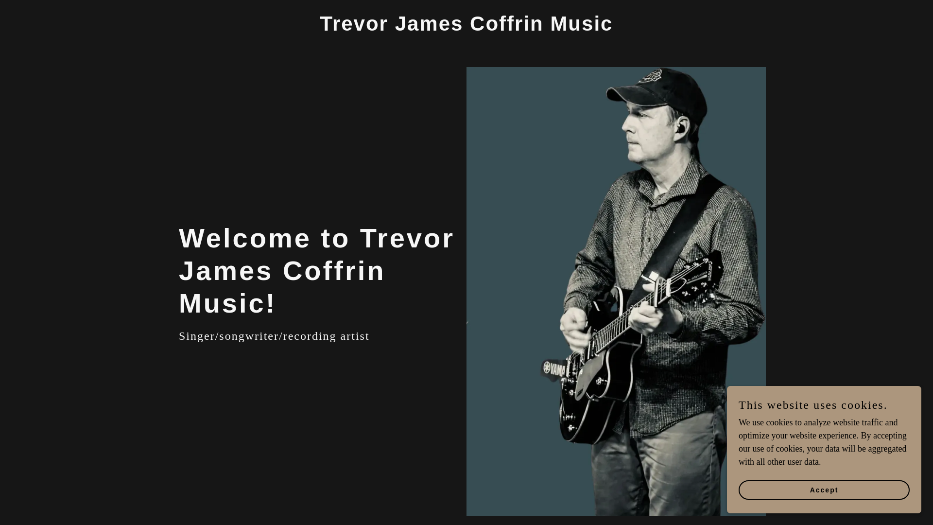 website screenshot of https://trevorjamescoffrin.ca/