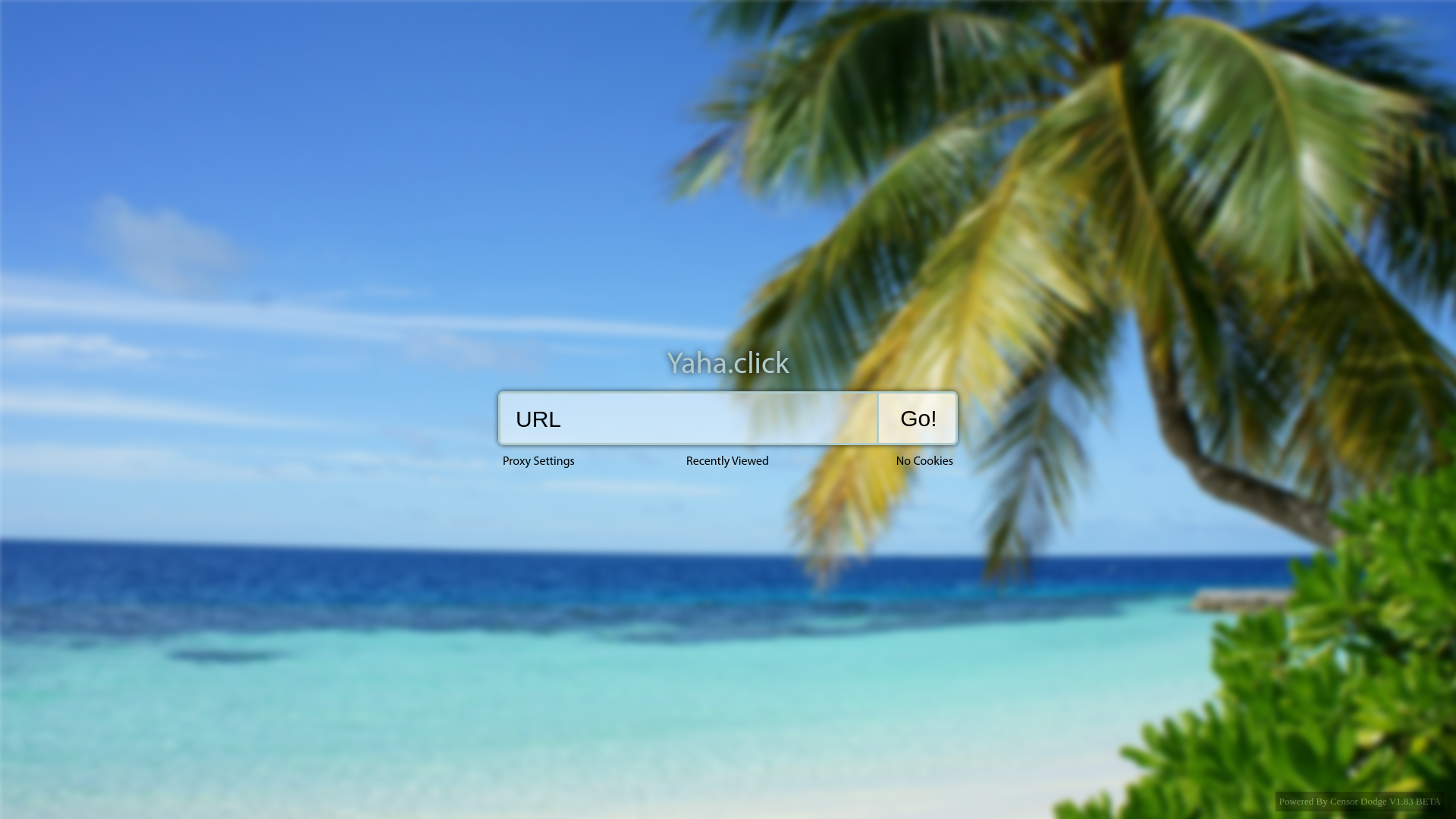 website screenshot of https://yaha.click