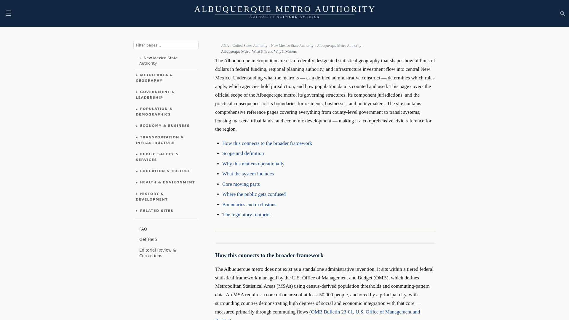 website screenshot of https://albuquerquemetroauthority.com/