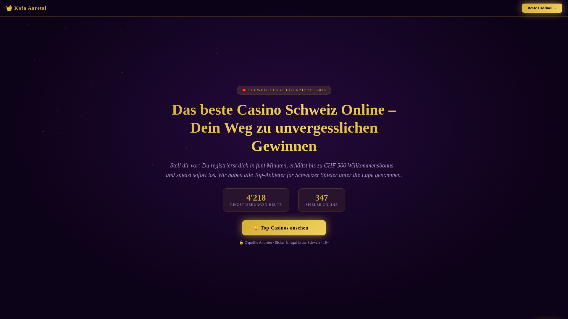 website screenshot of https://kofa-aaretal-ch.pages.dev/