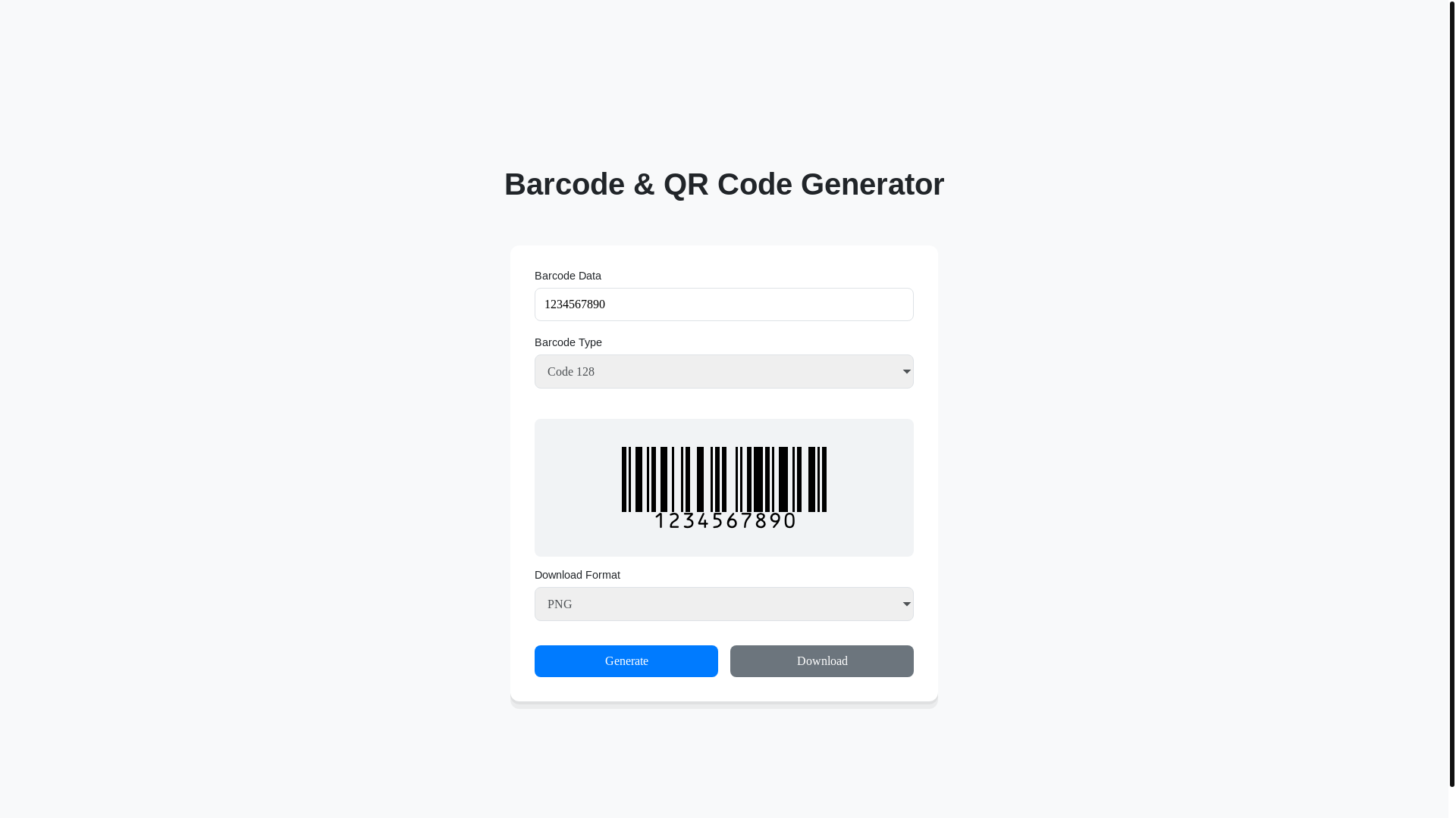 website screenshot of https://barcode-gen-7pn.pages.dev/
