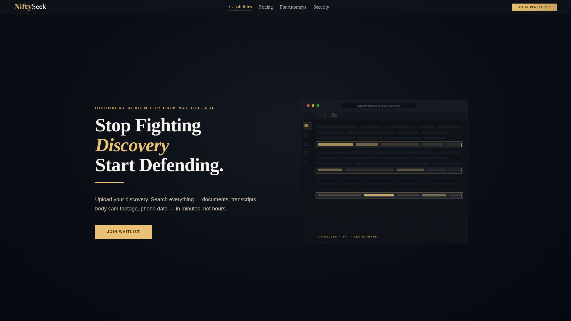 website screenshot of https://niftyseekmarketing.pages.dev/