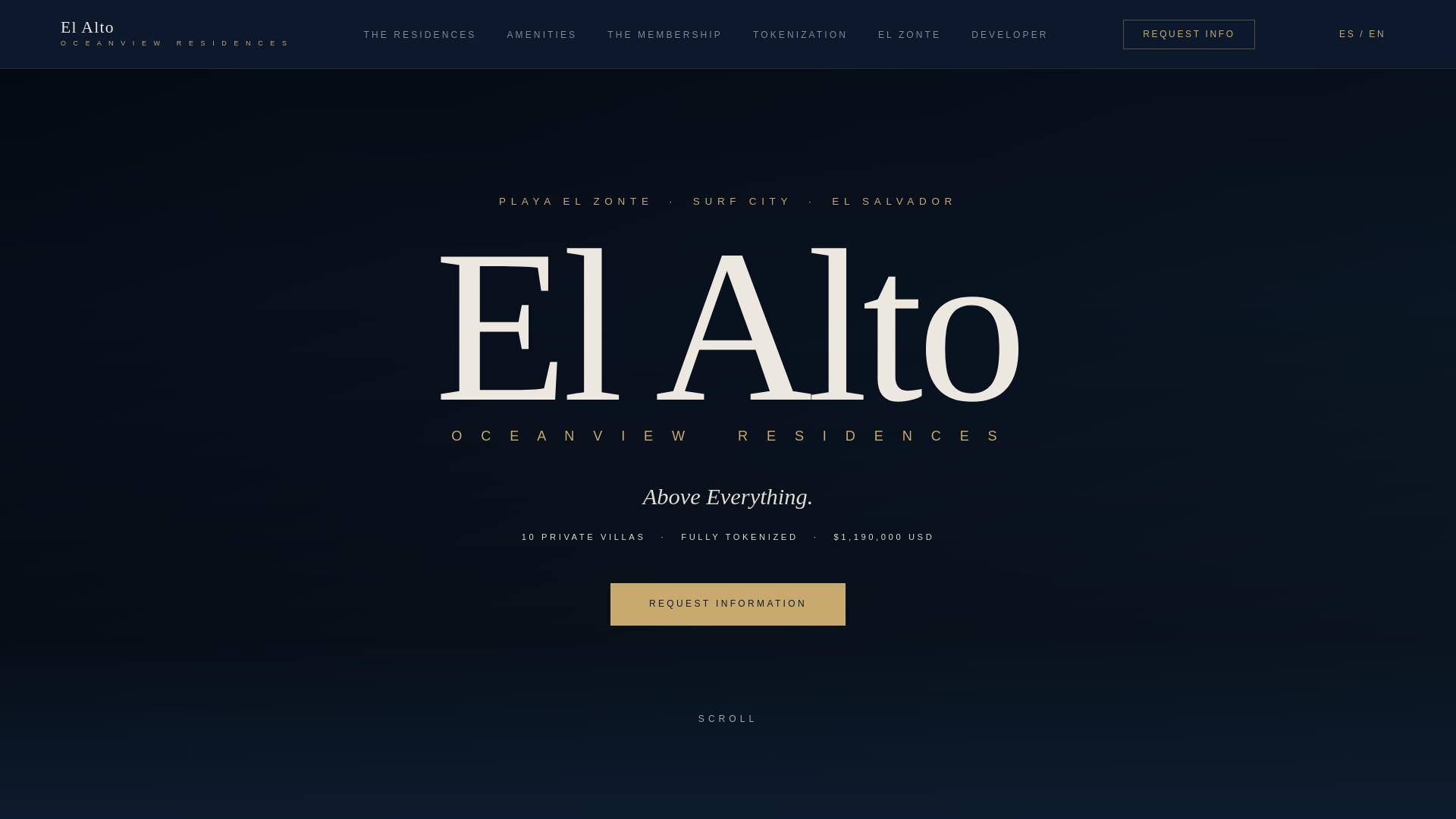 website screenshot of https://elaltoresidences.com/
