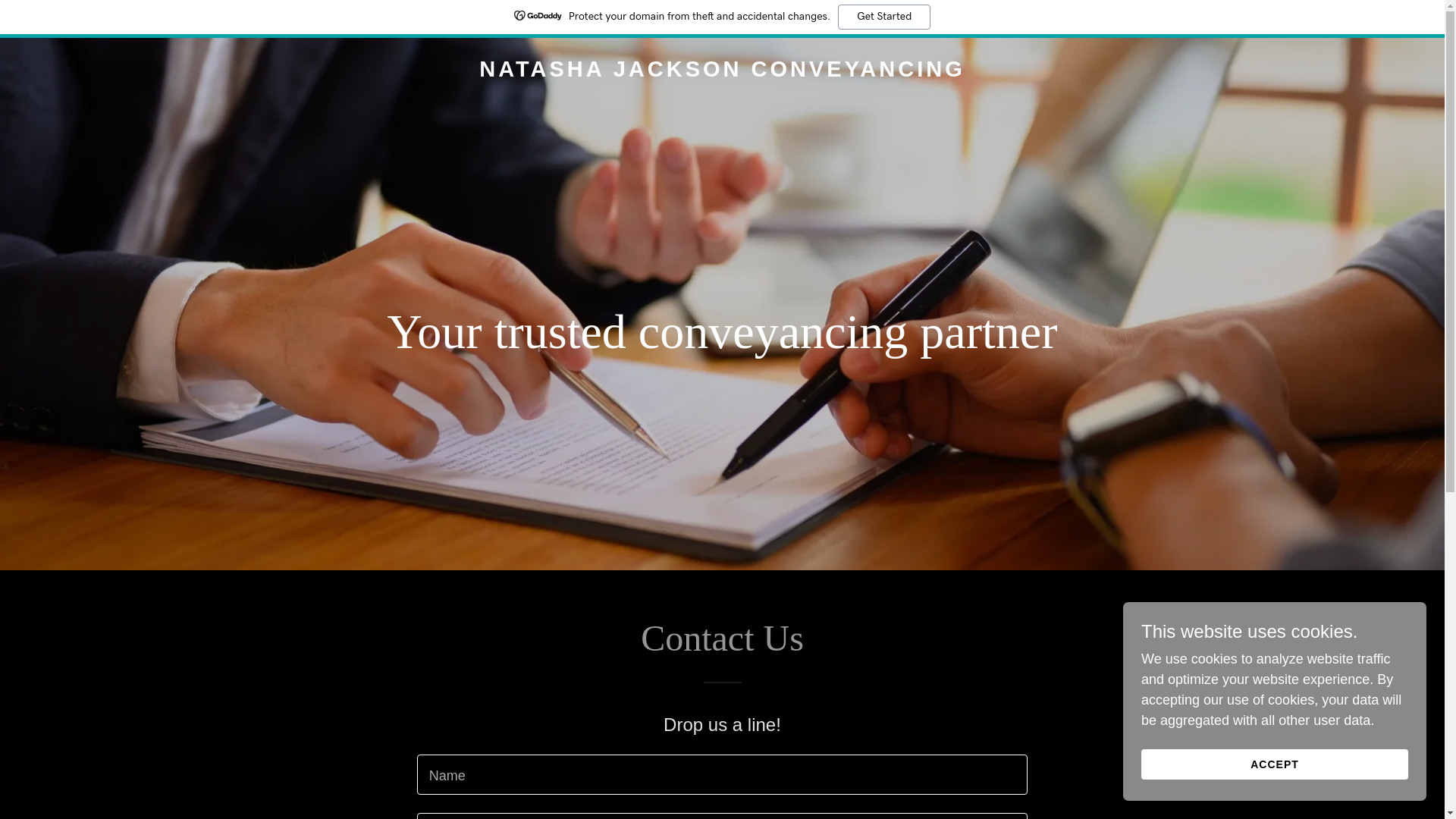 website screenshot of https://jacksonconvey.com/