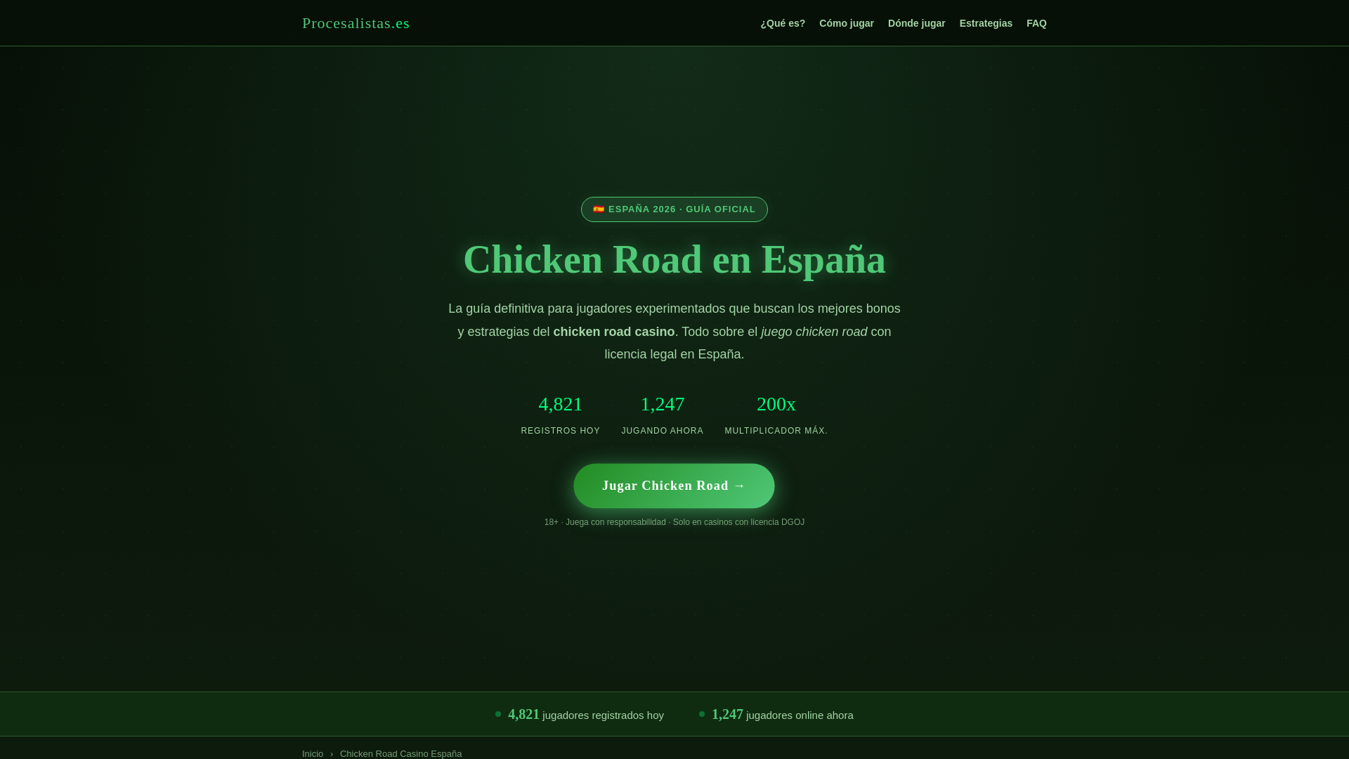 website screenshot of https://procesalistas-es.pages.dev/