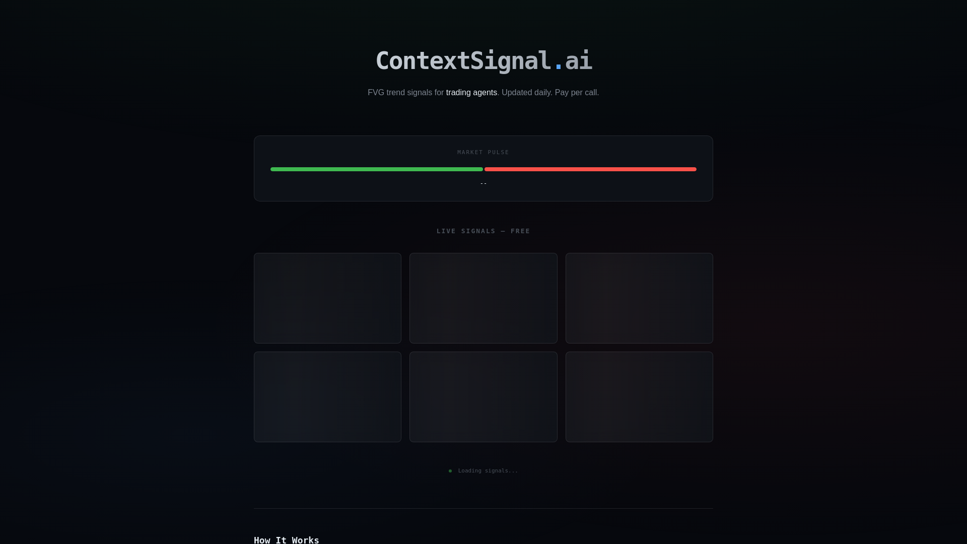 website screenshot of https://contextsignal-ai.pages.dev/