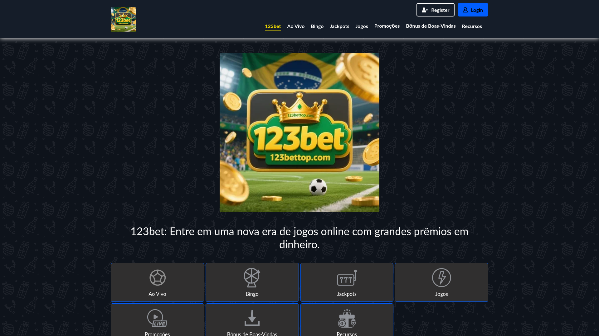 website screenshot of https://123bettop.com