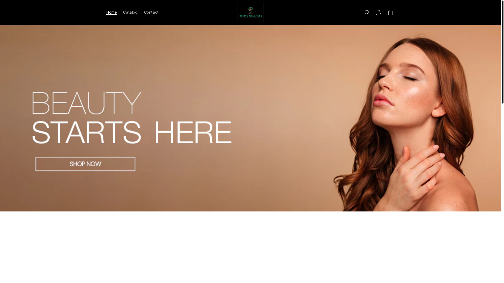 website screenshot of https://revivewellnessplus.com/