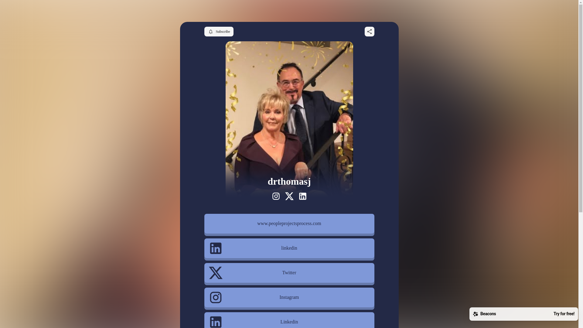 website screenshot of https://drthomasj.com/