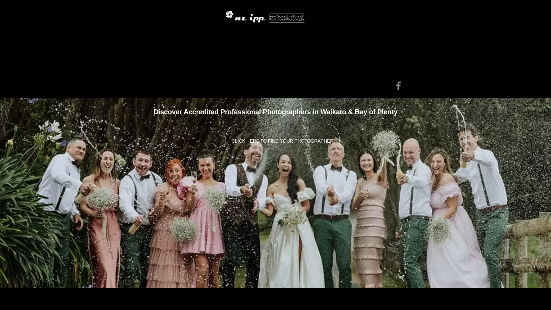 website screenshot of https://bayofplentyphotographers.co.nz