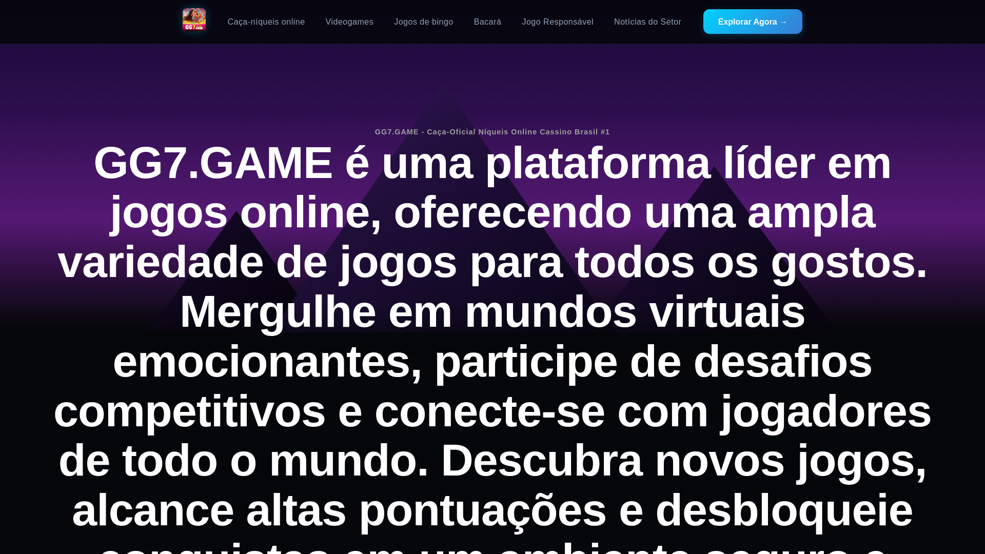 website screenshot of https://gg7game.com/