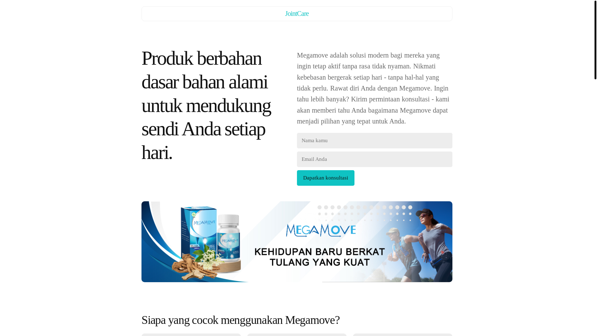 website screenshot of https://jointcarea.info/