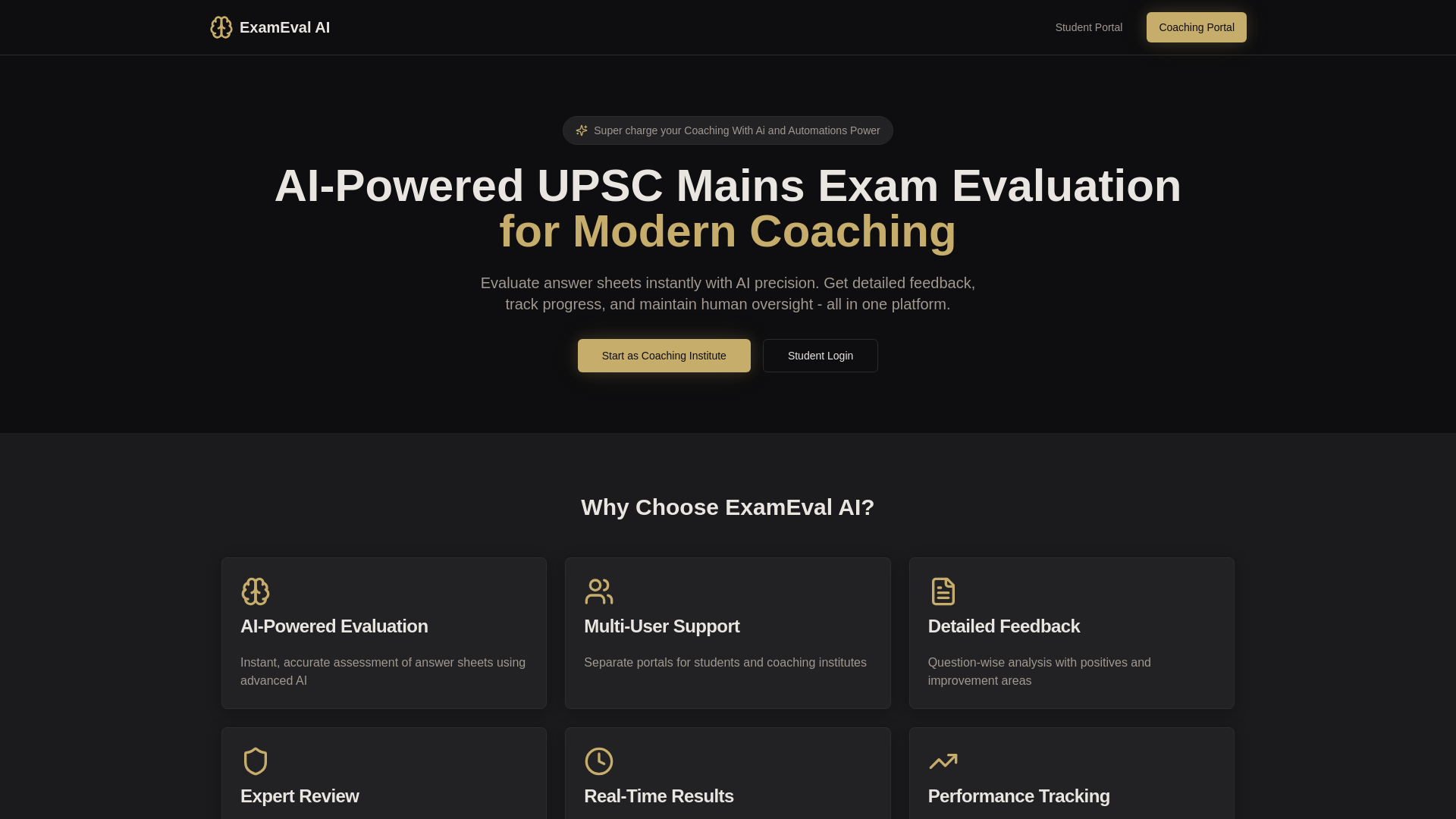 website screenshot of https://evalexamai.pages.dev/