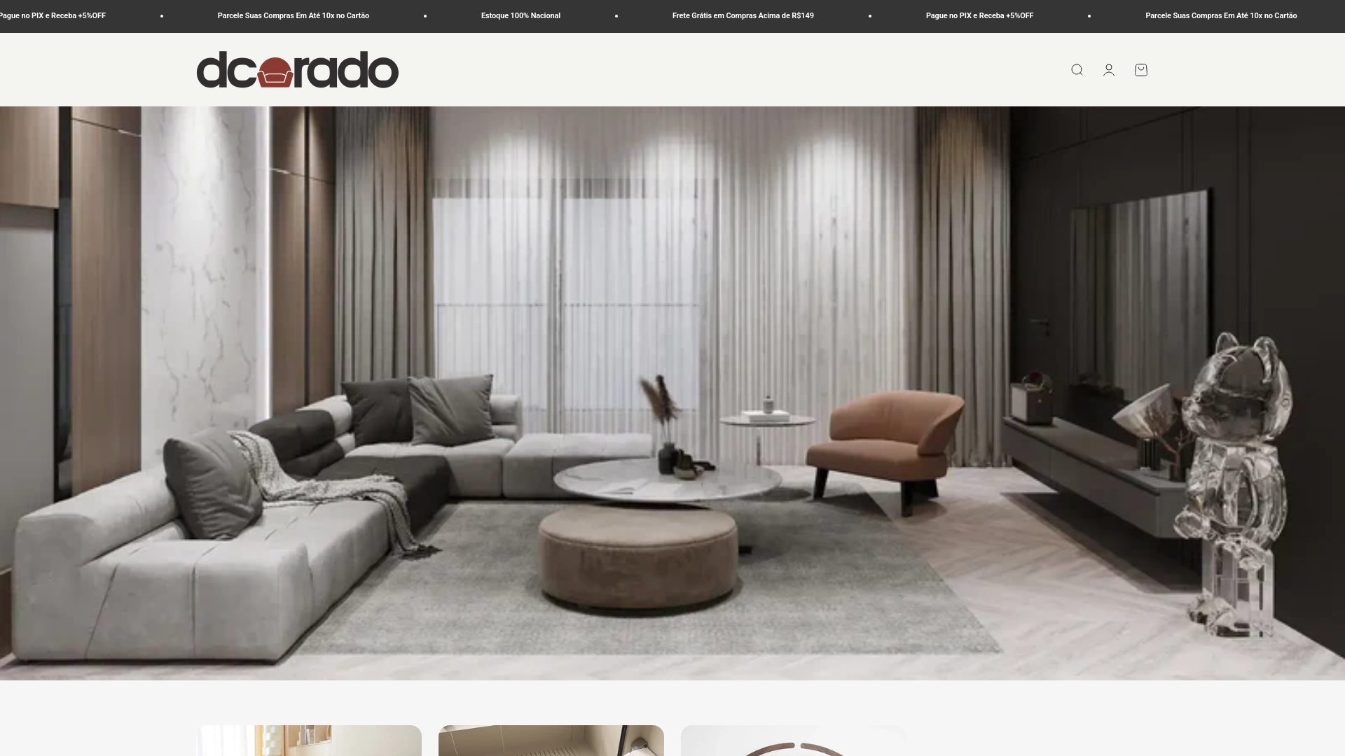 website screenshot of https://dcorado.com/