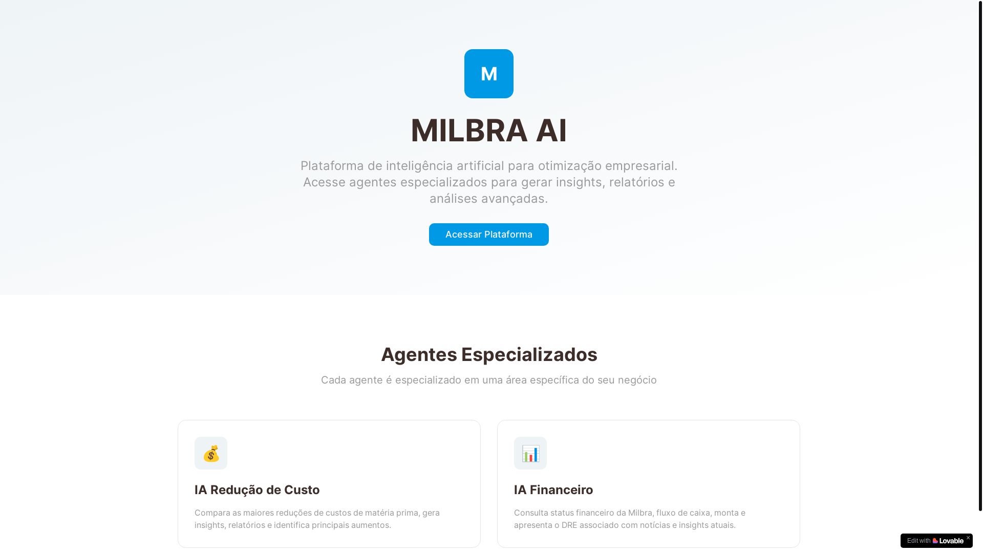 website screenshot of https://inteligenciamilbra.site/