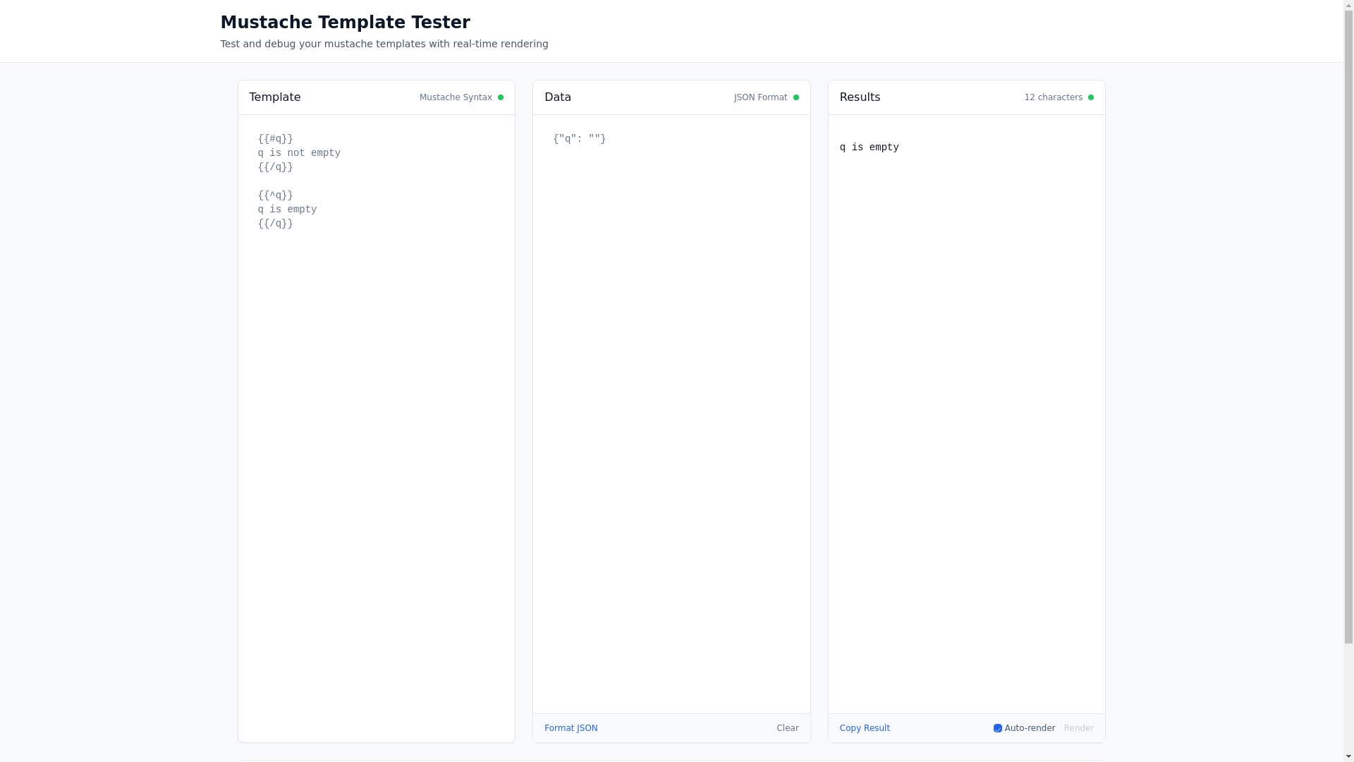 website screenshot of https://mustachetester.link/