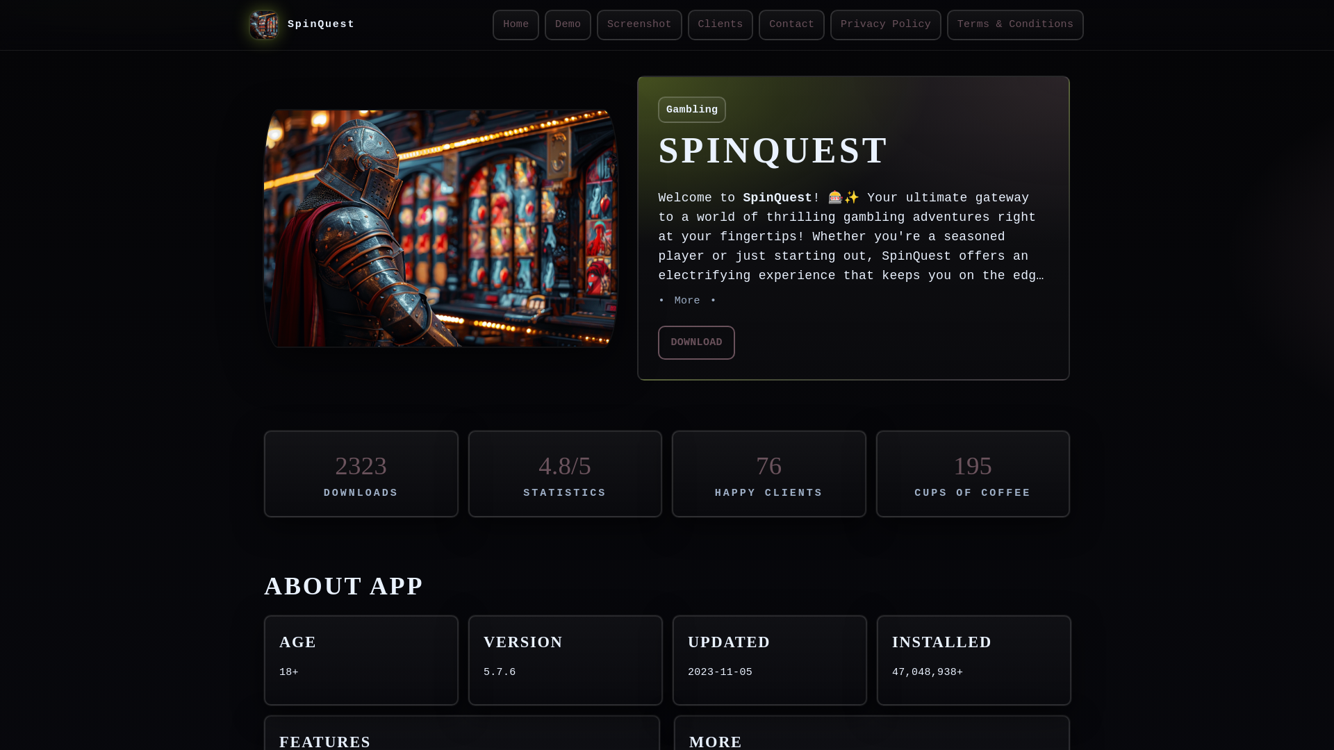 website screenshot of https://skycitygames.cc/