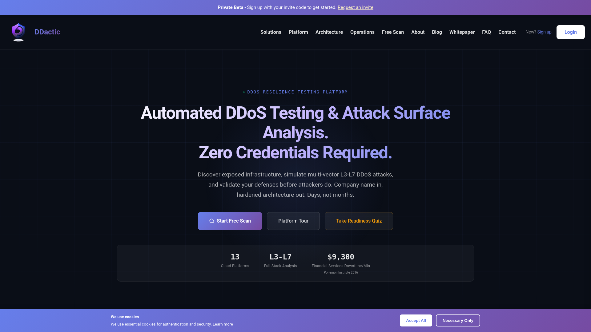 website screenshot of https://ddactic-sales.pages.dev/