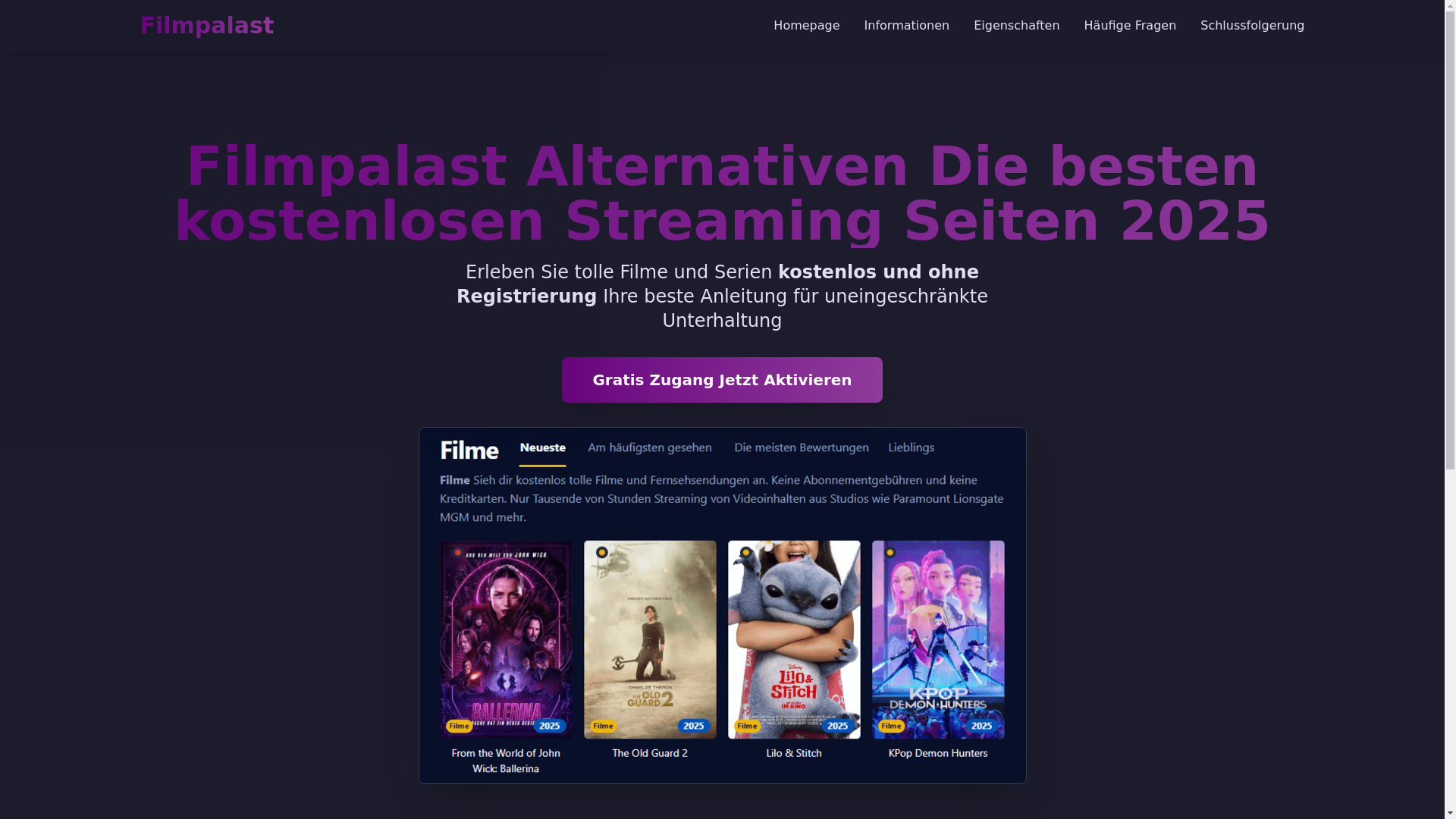 website screenshot of https://filmpalast-mpe6.pages.dev/