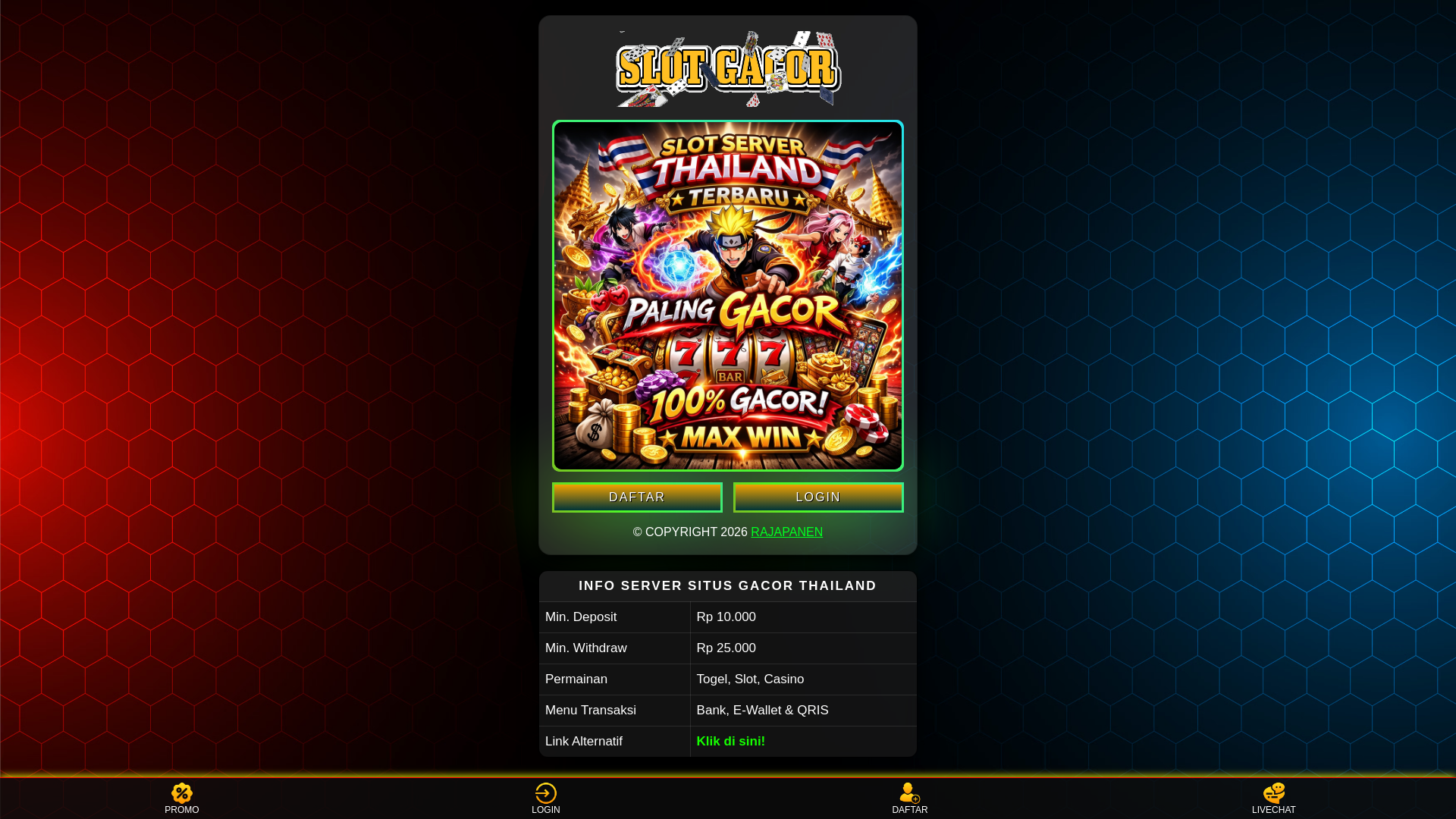 website screenshot of https://noraktech-rajapanen.pages.dev/