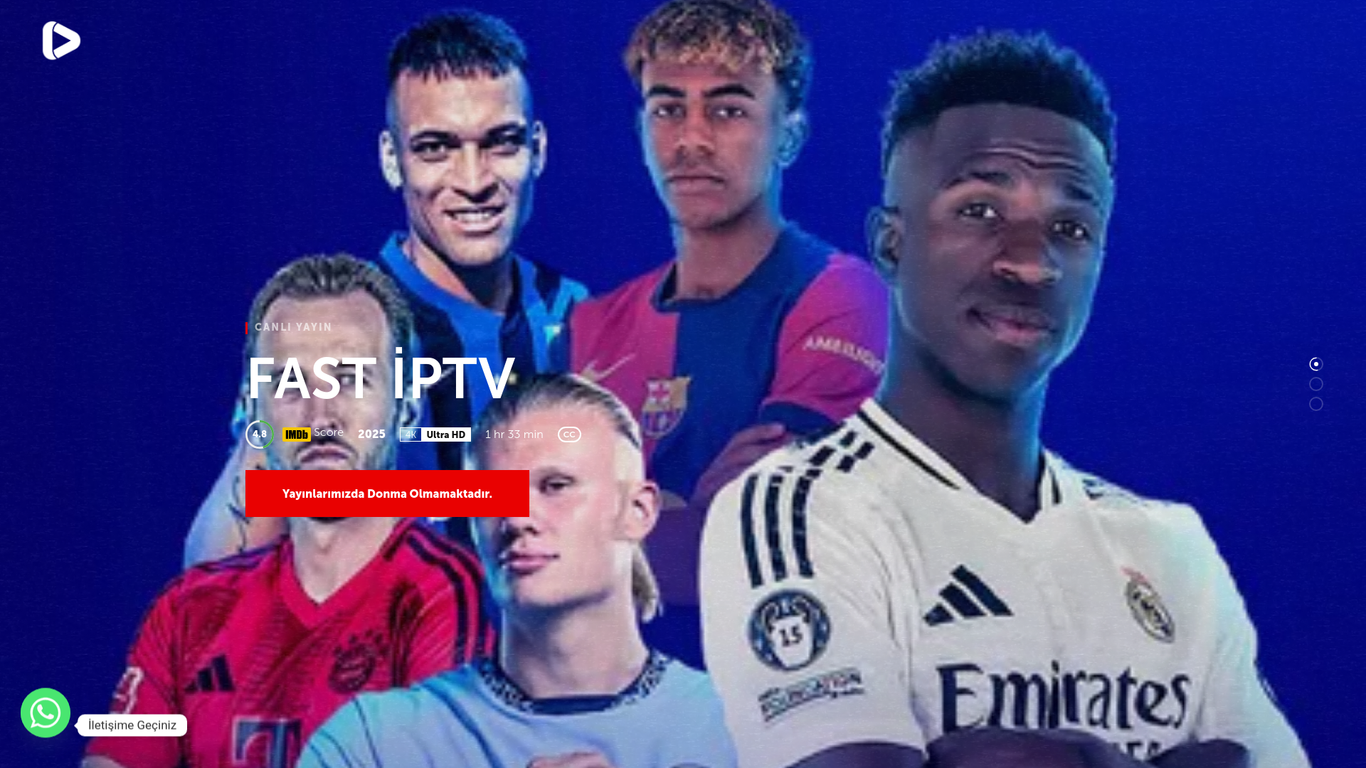 website screenshot of https://fasttiptv.sbs/