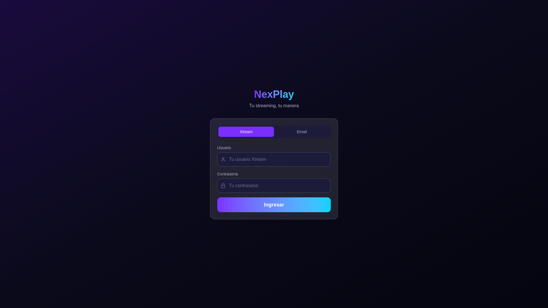 website screenshot of https://nexplaystreaming.pages.dev/