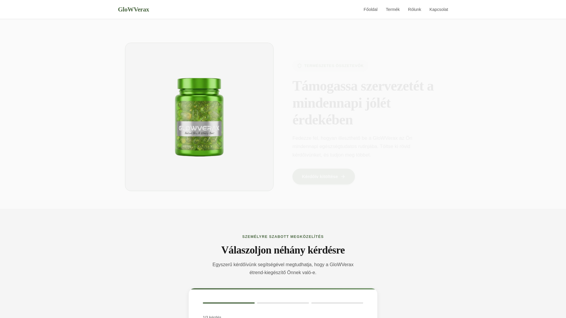website screenshot of https://glowverax.shop/
