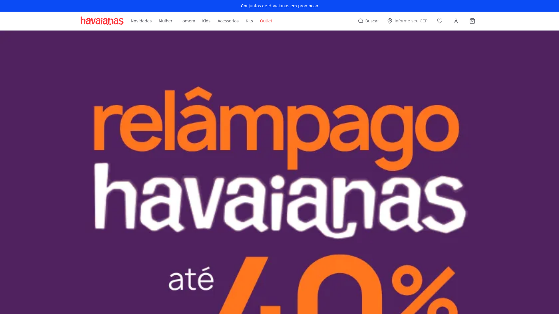 website screenshot of https://usehavaiana.store/