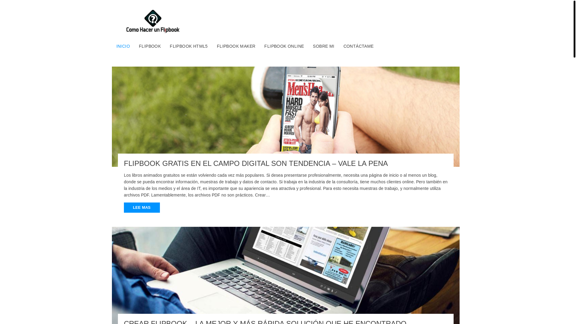 website screenshot of https://comohacerunflipbook-es.pages.dev/