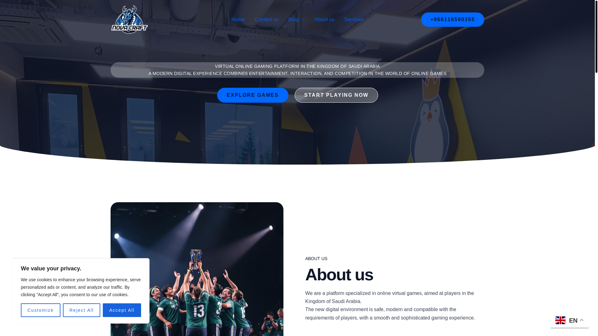 website screenshot of https://interactive-virtual-games.website/