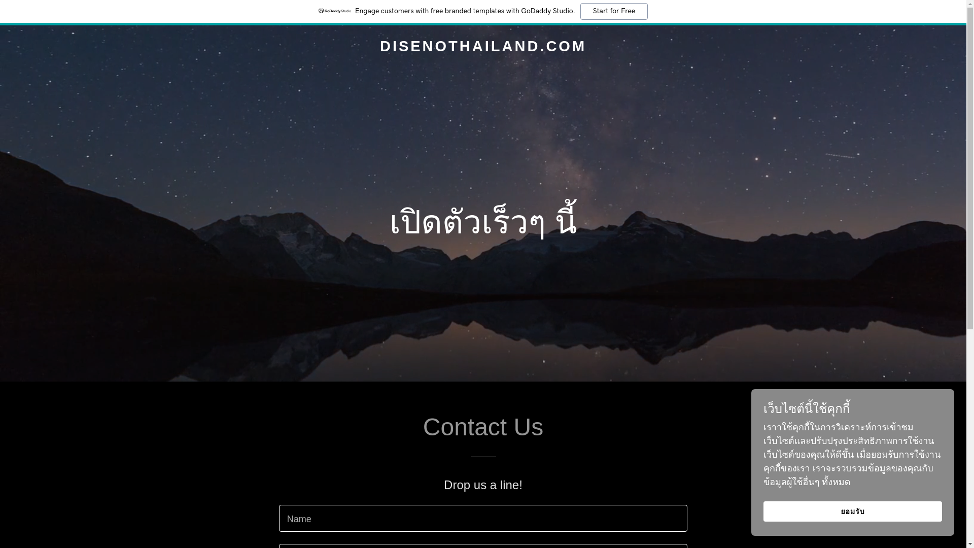 website screenshot of https://disenothailand.com/