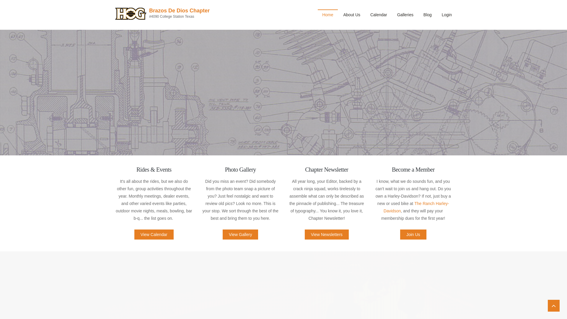 website screenshot of https://brazosdedioshog.org/